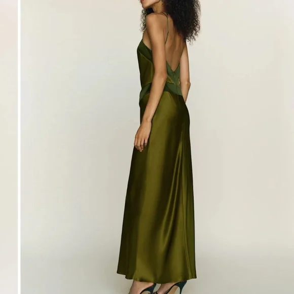 Reformation Jillian Dress pear size 6 - Picture 2 of 7